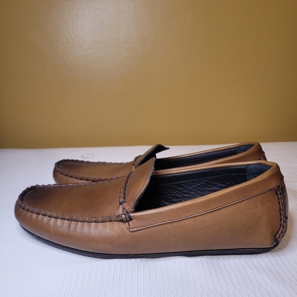 NWOT Allen Edmonds Super Sport Brown Leather Loafers sz 8.5 main image 4